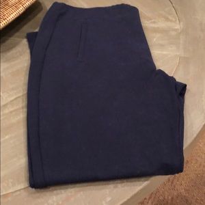 Chico’s navy ponte knit slacks
